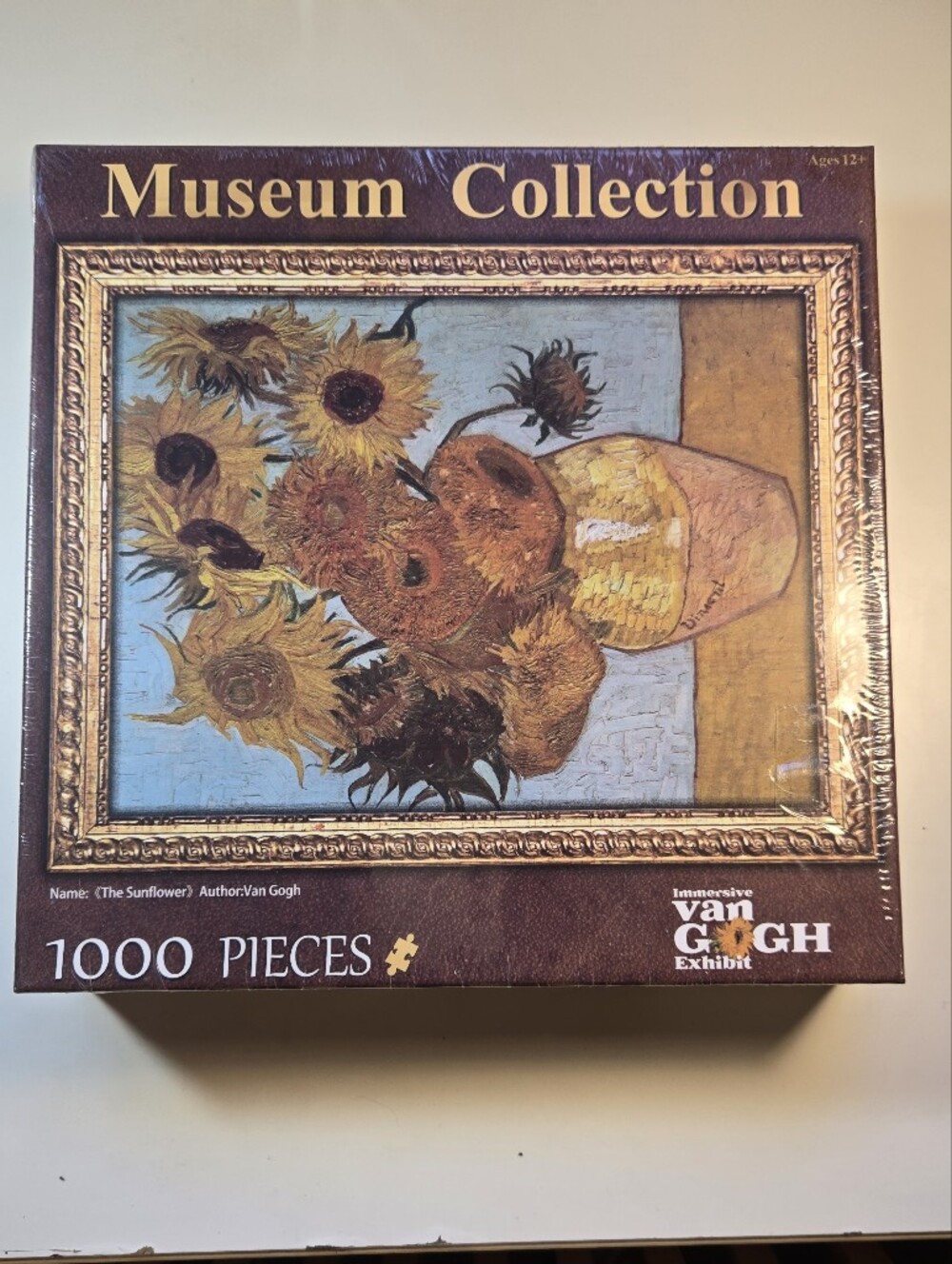 Museum Collection Van Gogh 'The Sunflower' 1000-Piece Jigsaw Puzzle